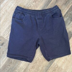 Men's Navy Blue Casual Shorts